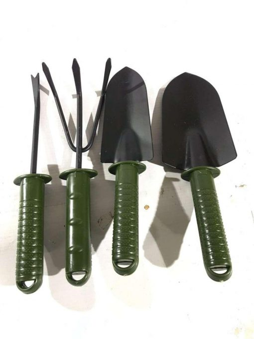 Gardening Tool Set with Trowel, Trans planter, Cultivator and Weeder, 4 Pieces